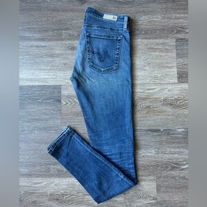 AG Adriano Goldschmied Middi Blue Jeans Legging